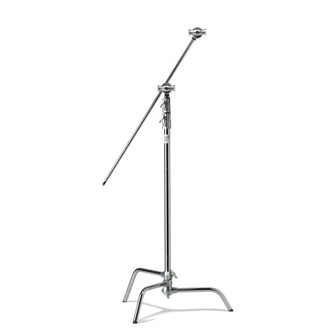 40in Master C-Stand with Sliding Leg Kit (Stand 2.5in Grip Head & 40in Grip Arm with Hex Stud) - Silver
