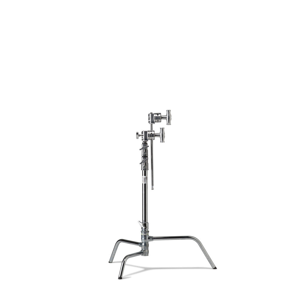 Kupo 20in Master C-Stand with Turtle Base Kit (Stand 2.5in Grip Head & 20in Grip Arm with Hex Stud) - Silver