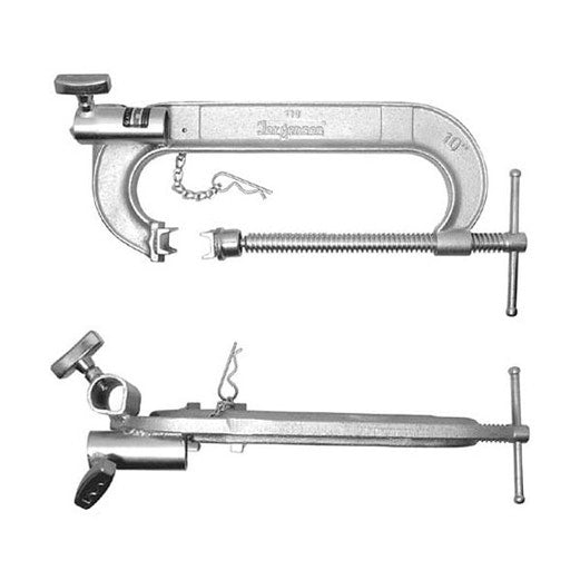 Matthews Studio Equipment 10" C Clamp w/ Double Junior Receiver