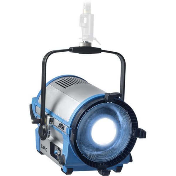 Arri L10-C LED Fresnel - Stand Mount - 23 foot cable with Switch U-ground connector