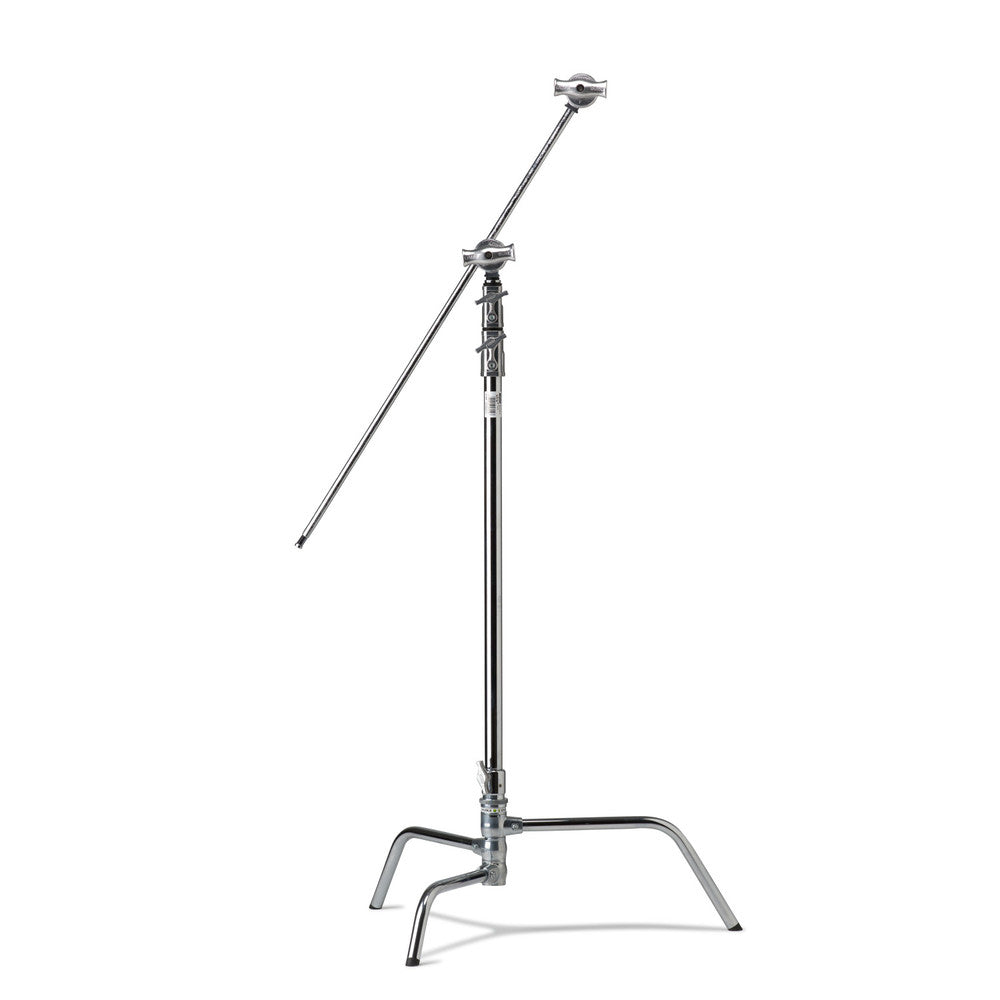 40in Master C-Stand with Turtle Base Kit (Stand 2.5in Grip Head & 40in Grip Arm with Hex Stud) - Silver